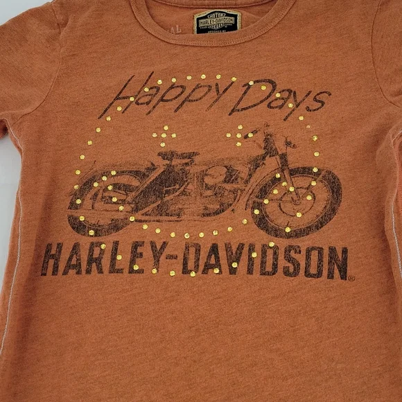 Harley Davidson Limited Edition Happy Days Tee Shirt, Size Small - Picture 2 of 13